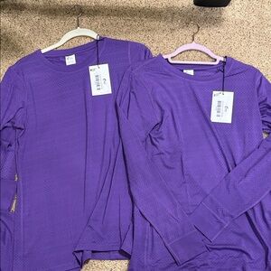 ZYIA Purple Chill Long Sleeve Women's Tee